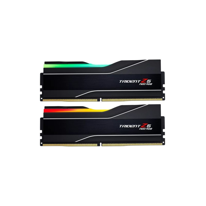 G.Skill Trident Z5 Neo RGB F5-6400J3239F24GX2-TZ5NR memory module 48 GB 2 x 24 GB DDR5 6400 MHz G.Skill Trident Z5 Neo RGB F5-6400J3239F24GX2-TZ5NR memory module 48 GB 2 x 24 GB DDR5 6400 MHz