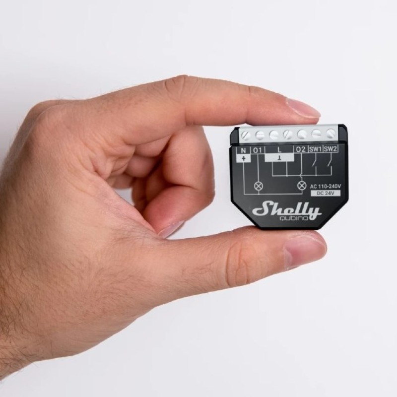 Shelly Qubino WAVE 2PM Smart switch Black