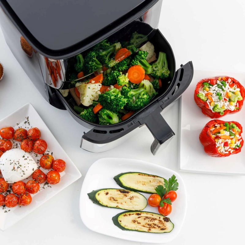 Taurus AF1450XD Single 5 L Stand-alone 1450 W Hot air fryer Black, Stainless steel Taurus AF1450XD Single 5 L Stand-alone 1450 W Hot air fryer Black, Stainless steel