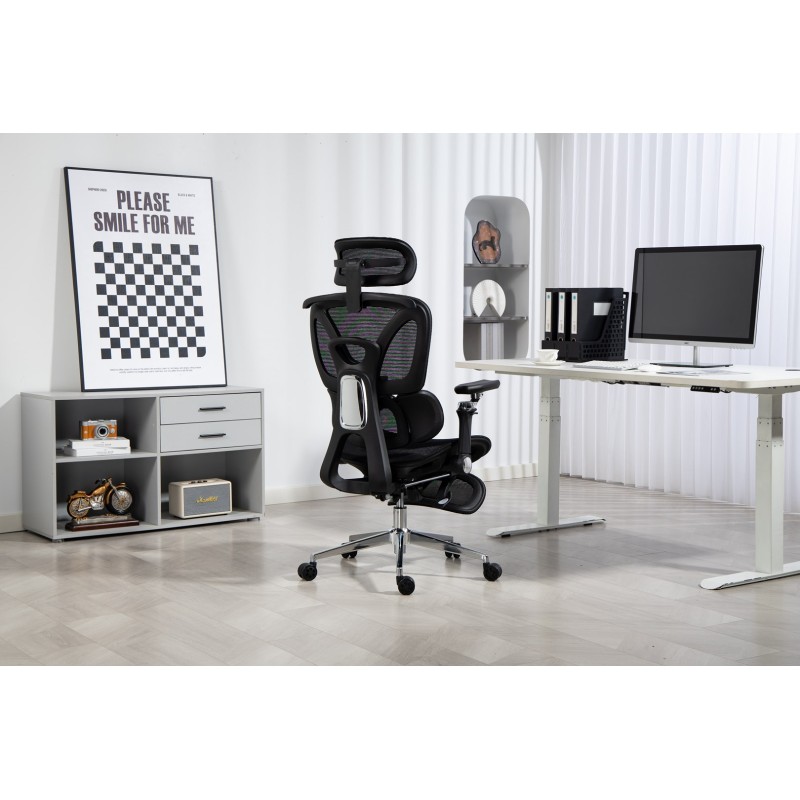 Activejet ergonomic office chair YK848 black Activejet ergonomic office chair YK848 black