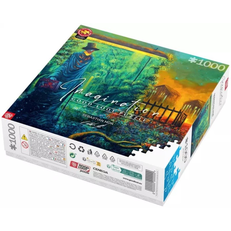 Puzzle Good Loot Imagination - Sebastian Moń: Stationary Traveller II 1000 pc(s) Puzzle Good Loot Imagination - Sebastian Moń: Stationary Traveller II 1000 pc(s)