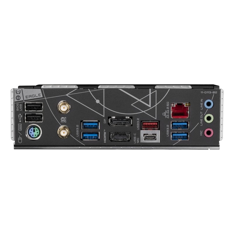 GIGABYTE Z790 EAGLE AX Motherboard - Supports Intel Core 14th Gen CPUs, 12+1+1Phases Digital VRM, up to 7600MHz DDR5 (OC), 3xPCIe 4.0 M.2, Wi-Fi 6E, 2.5GbE LAN, USB 3.2 Gen 2 GIGABYTE Z790 EAGLE AX Motherboard - Supports Intel Core 14th Gen CPUs, 12+1+1Phases Digital VRM, up to 7600MHz DDR5 (OC), 3xPCIe 4.0 M.2, Wi-Fi 6E, 2.5GbE LAN, USB 3.2 Gen 2
