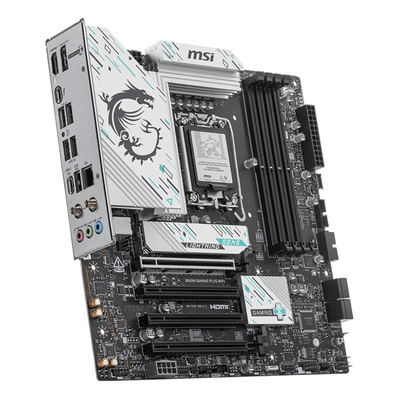 MSI B860M GAMING PLUS WIFI motherboard Intel B860 LGA 1851 (Socket V1) micro ATX MSI B860M GAMING PLUS WIFI motherboard Intel B860 LGA 1851 (Socket V1) micro ATX