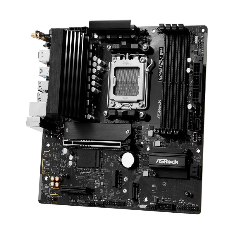 Asrock B850M Pro-A WiFi AMD B850 Socket AM5 micro ATX Asrock B850M Pro-A WiFi AMD B850 Socket AM5 micro ATX