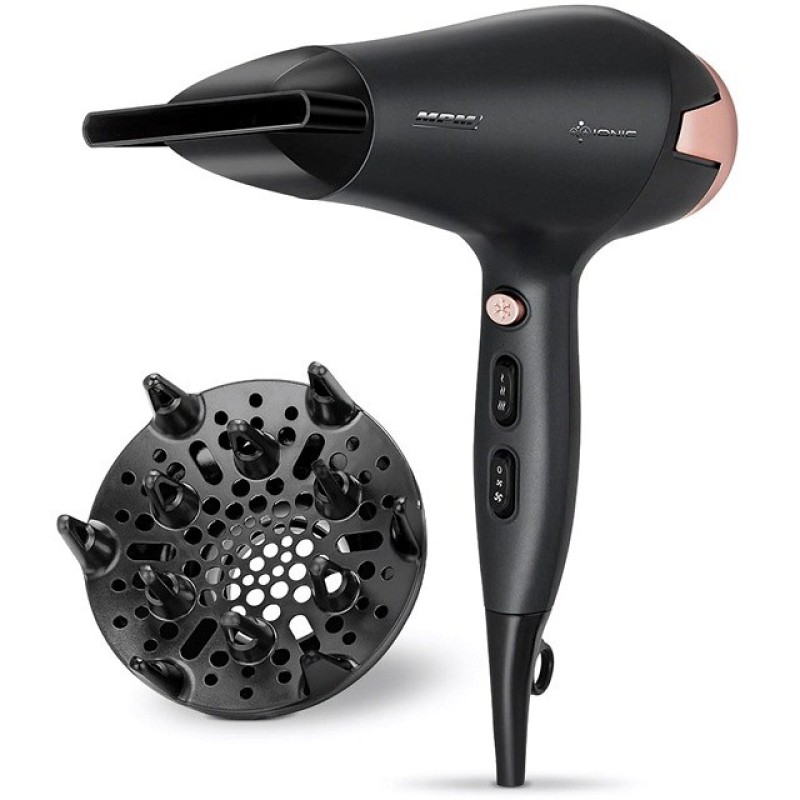 MPM MSW-24 Hair dryer 2500 W Black, Pink