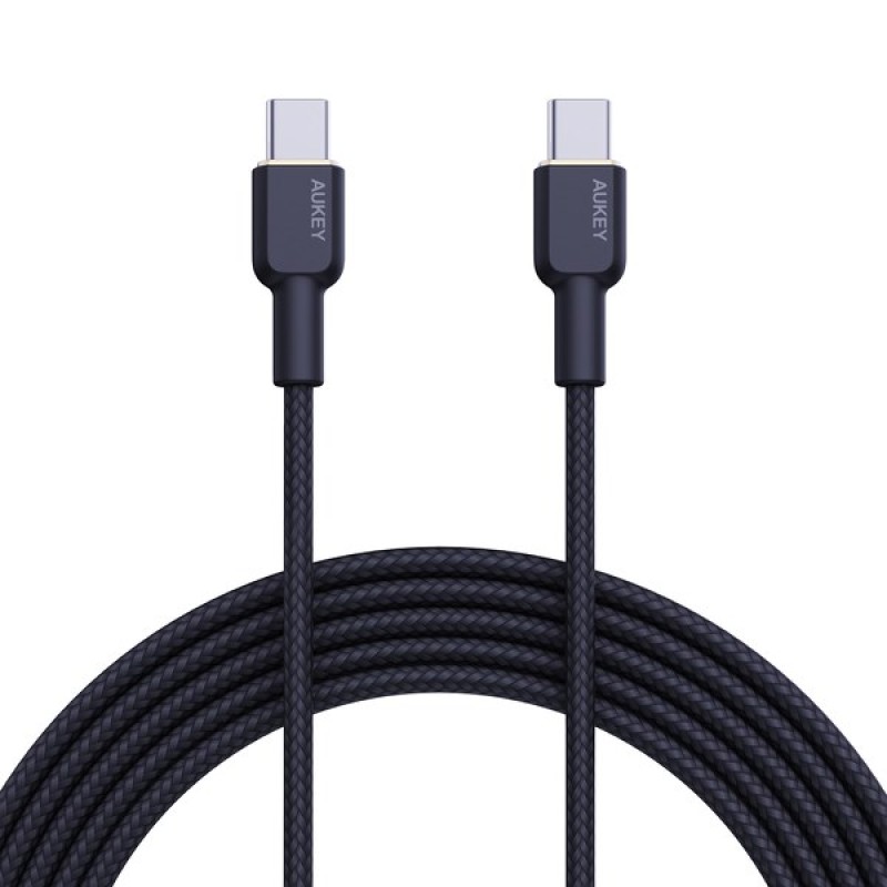 AUKEY CB-NCC2 USB-C Type-C Power Delivery PD 60W 3A 1.8m Nylon Black AUKEY CB-NCC2 USB-C Type-C Power Delivery PD 60W 3A 1.8m Nylon Black