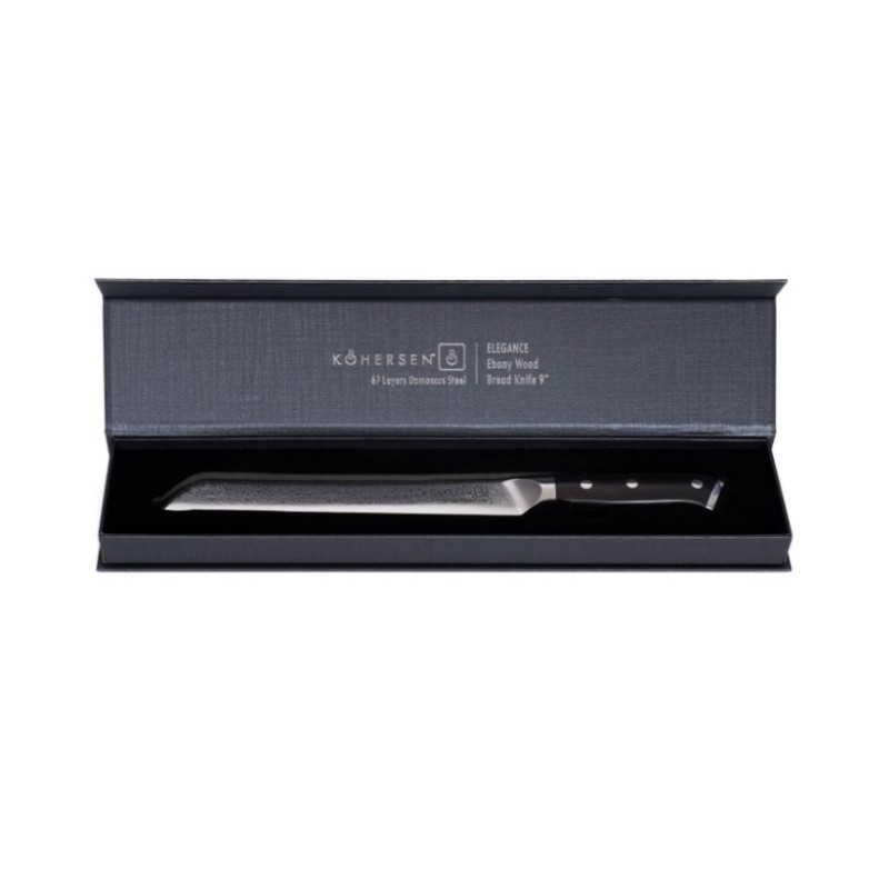 Kohersen Elegance Ebony Wood bread knife 22.9 cm Kohersen Elegance Ebony Wood bread knife 22.9 cm