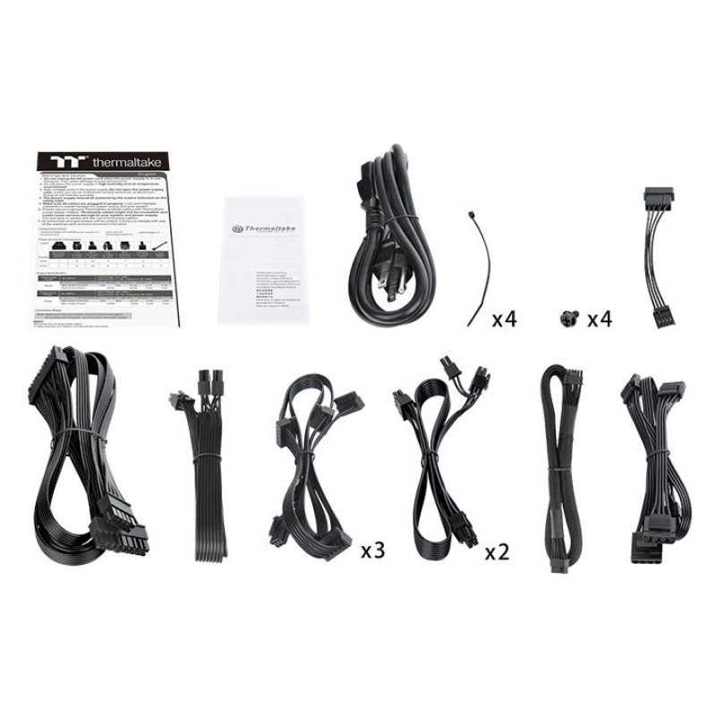 Thermaltake Toughpower GF2 ARGB 850W - TT Premium Edition power supply unit 24-pin ATX Black Thermaltake Toughpower GF2 ARGB 850W - TT Premium Edition power supply unit 24-pin ATX Black