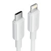 USB-C to Lightning Cable 3A 480Mbps 1m WHITE