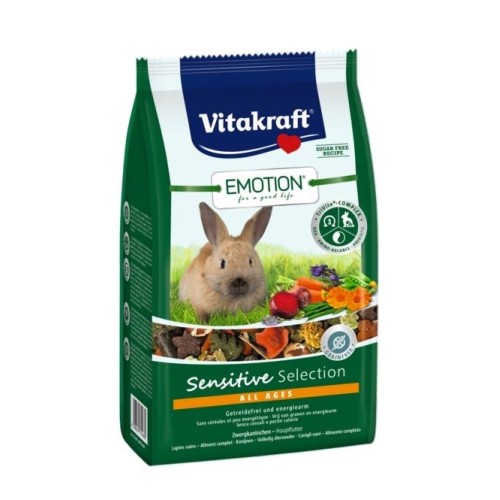 VITAKRAFT EMOTION Sensitive dry rabbit food - 600 g VITAKRAFT EMOTION Sensitive dry rabbit food - 600 g