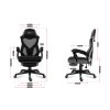 Huzaro Combat 3.0 Gaming armchair Mesh seat Black, Grey