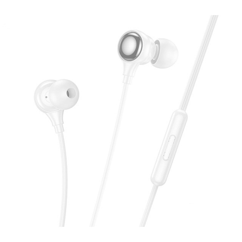 Hoco M116 Benevolent Wired Headset White Hoco M116 Benevolent Wired Headset White
