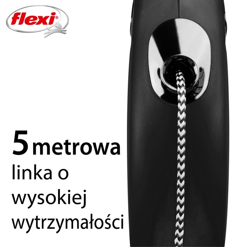 Flexi New CLASSIC 5 m Black Dog Retractable lead Flexi New CLASSIC 5 m Black Dog Retractable lead
