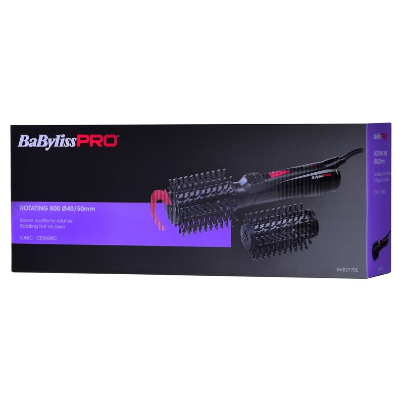 BaBylissPRO BAB2770E hair styling tool Hot air brush Steam Black 800 W 2.7 m BaBylissPRO BAB2770E hair styling tool Hot air brush Steam Black 800 W 2.7 m
