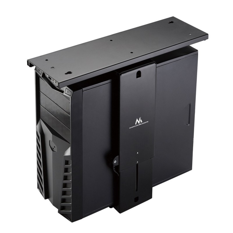 Maclean MC-885 B Under Desk Computer Holder Black Adjustable Max. 10kg. Maclean MC-885 B Under Desk Computer Holder Black Adjustable Max. 10kg.
