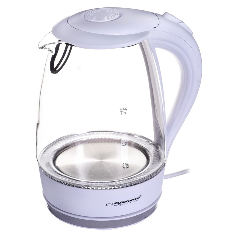 Esperanza EKK011W Electric kettle 1.7 L White, Multicolor 2200 W Esperanza EKK011W Electric kettle 1.7 L White, Multicolor 2200 W