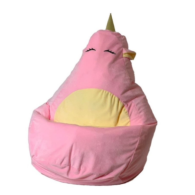 Unicorn pink XL 130 x 90 cm Sako bag pouffe Unicorn pink XL 130 x 90 cm Sako bag pouffe