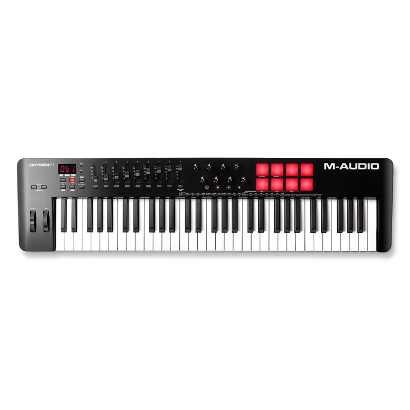 M-AUDIO Oxygen 61 (MKV) MIDI keyboard 61 keys USB Black M-AUDIO Oxygen 61 (MKV) MIDI keyboard 61 keys USB Black