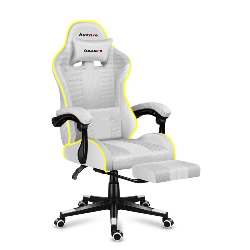 HUZARO FORCE 4.7 RGB White GAMING CHAIR HUZARO FORCE 4.7 RGB White GAMING CHAIR