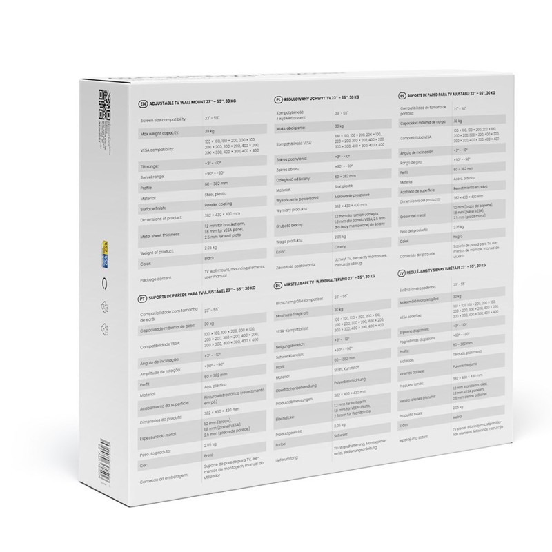 Savio UTV-03 TV mount/stand 139.7 cm (55