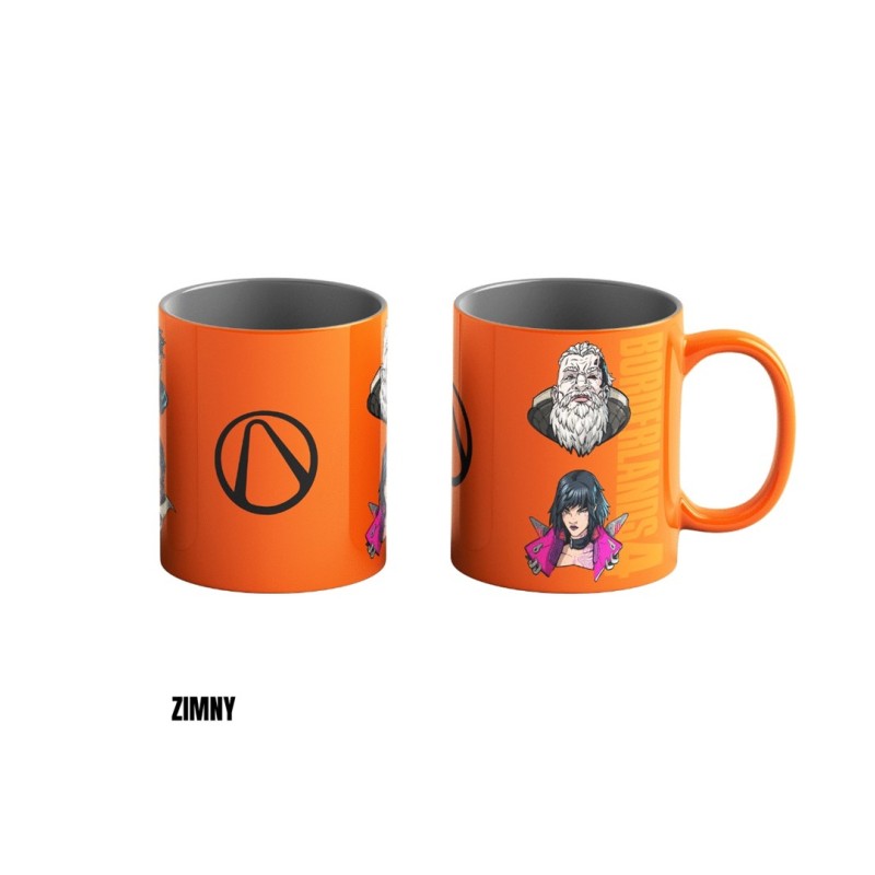 Heat Reveal Mug Good Loot Borderlands 4 - Hunters Icon 450 ml Orange, Grey Heat Reveal Mug Good Loot Borderlands 4 - Hunters Icon 450 ml Orange, Grey