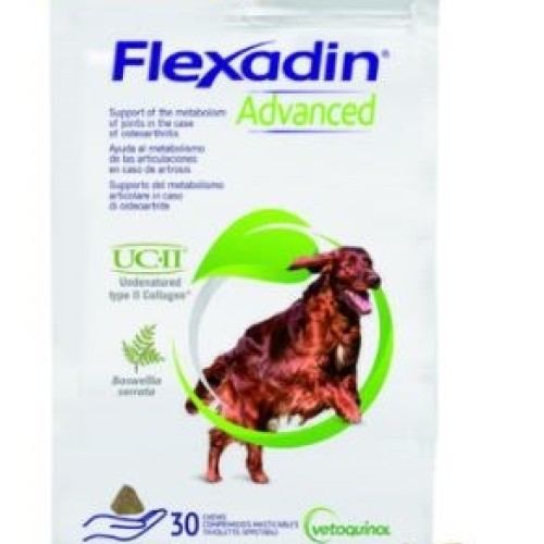 Vetoquinol Flexadin Advanced- snacks for dogs- 30 tablets