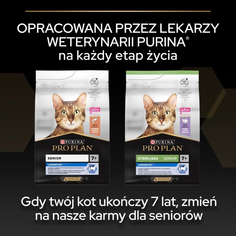 PURINA Pro Plan Sterilised Vital Functions Salmon - dry cat food - 400g PURINA Pro Plan Sterilised Vital Functions Salmon - dry cat food - 400g
