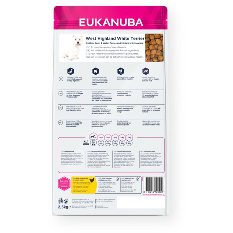 Eukanuba BREED SPECIFIC 2.5 kg Adult Chicken, Turkey Eukanuba BREED SPECIFIC 2.5 kg Adult Chicken, Turkey