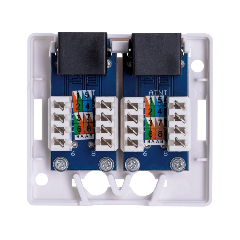 Lanberg OU6-0002-W outlet box RJ-45 White Lanberg OU6-0002-W outlet box RJ-45 White