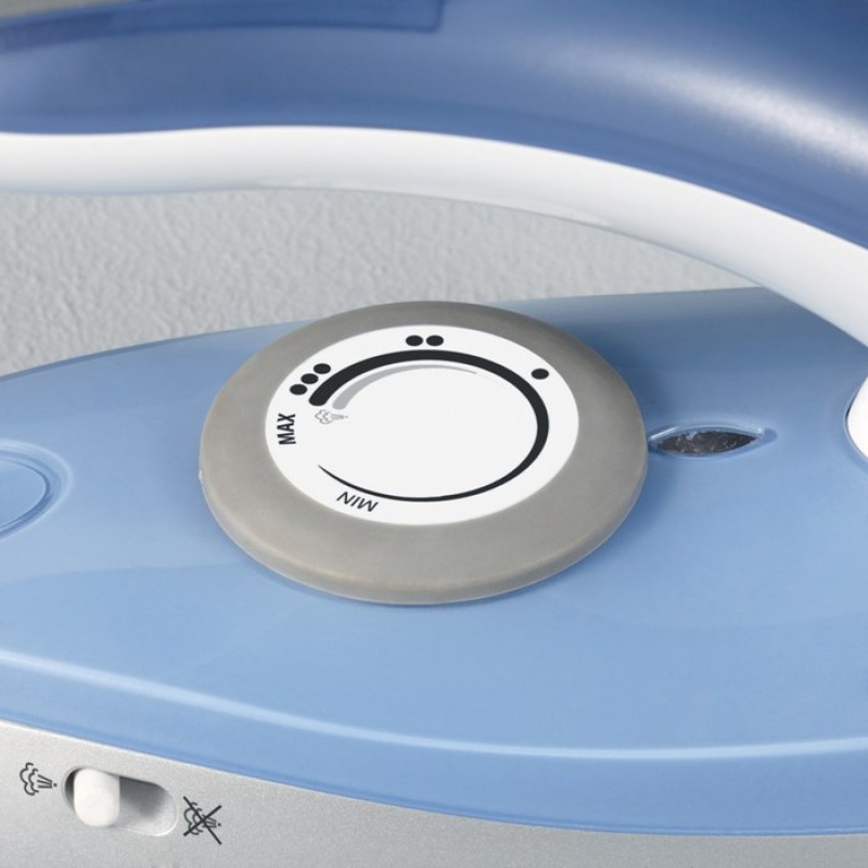 Severin BA 3234 iron Dry & Steam iron Stainless Steel soleplate 1000 W Blue, Silver