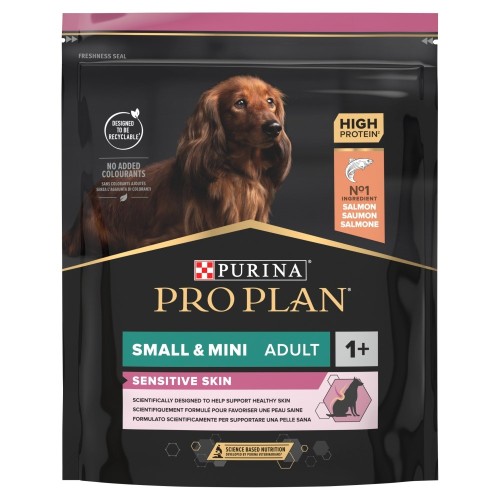 PURINA Pro Plan Sensitive Skin Small & Mini Adult Salmon - dry dog food - 700g