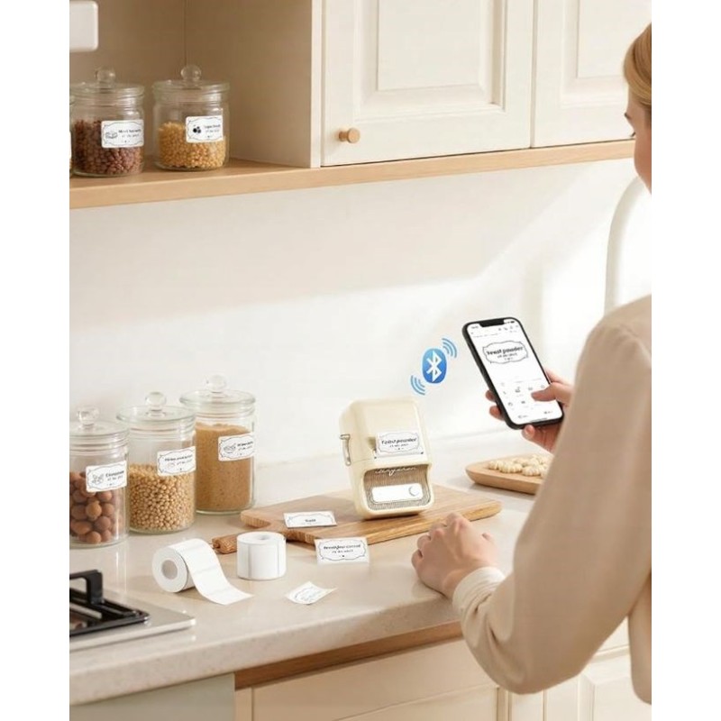 Niimbot B21 S Label Printer, white