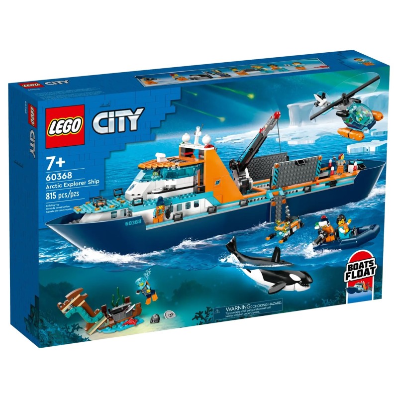 LEGO CITY 60368 ARCTIC EXPLORER SHIP LEGO CITY 60368 ARCTIC EXPLORER SHIP