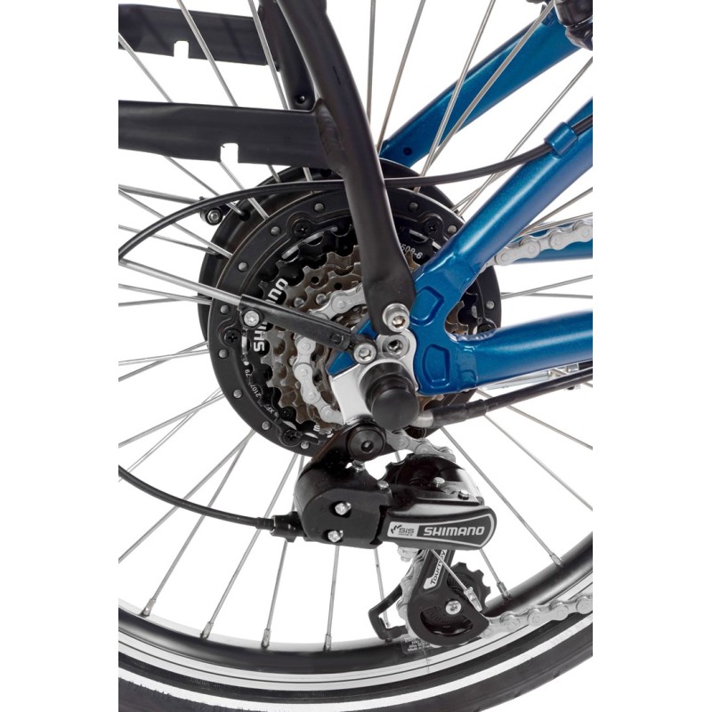 Snapp City-E folding electric bicycle, blue Snapp City-E folding electric bicycle, blue