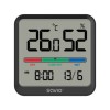 SAVIO Wireless weather station, temperature and humidity sensor, indoor use, LCD screen, clock, date, handle with magnet, CT-01/B Black SAVIO Wireless weather station, temperature and humidity sensor, indoor use, LCD screen, clock, date, handle with magnet, CT-01/B Black