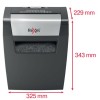 Rexel Momentum X308 paper shredder Particle-cut shredding Black, Grey Rexel Momentum X308 paper shredder Particle-cut shredding Black, Grey