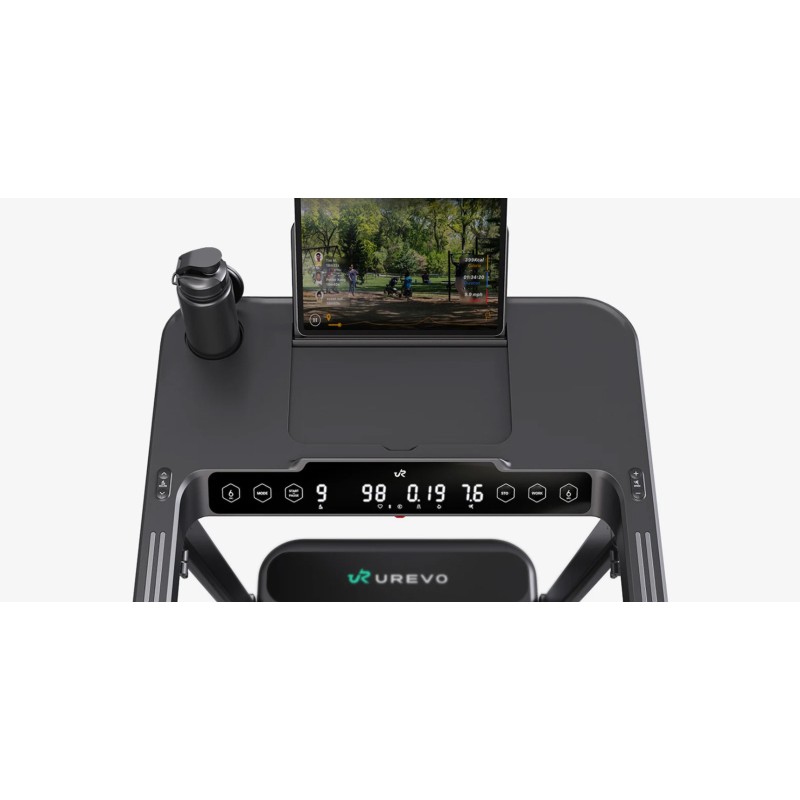Treadmill with built-in work and exercise desk UREVO Foldi 3S