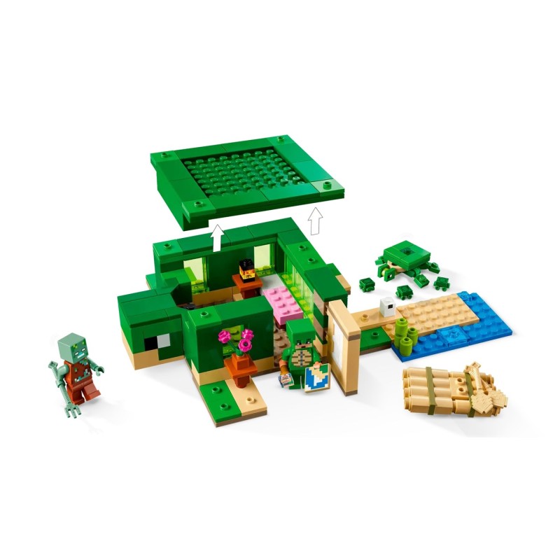 LEGO MINECRAFT 21254 THE TURTLE BEACH HOUSE LEGO MINECRAFT 21254 THE TURTLE BEACH HOUSE