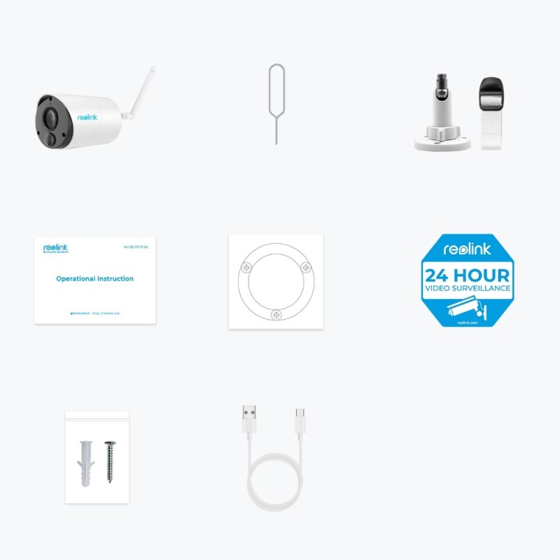 Reolink Argus Series B320 - 3MP Outdoor Battery-Powered Security Camera with Person/Vehicle Detection, Two-Way Audio Reolink Argus Series B320 - 3MP Outdoor Battery-Powered Security Camera with Person/Vehicle Detection, Two-Way Audio