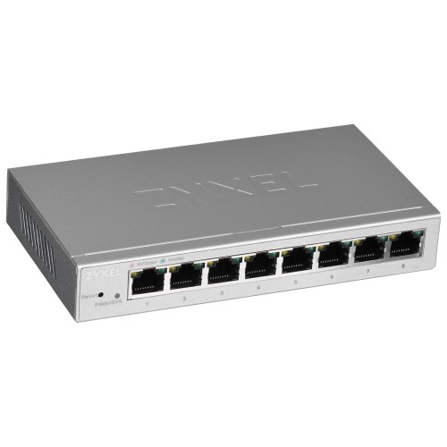 Zyxel GS1200-8 Managed Gigabit Ethernet Switch (10/100/1000) Silver Zyxel GS1200-8 Managed Gigabit Ethernet Switch (10/100/1000) Silver