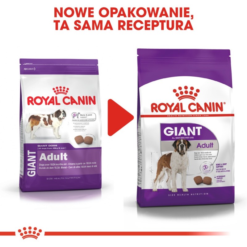 ROYAL CANIN Giant Adult - dry dog food - 15 kg ROYAL CANIN Giant Adult - dry dog food - 15 kg
