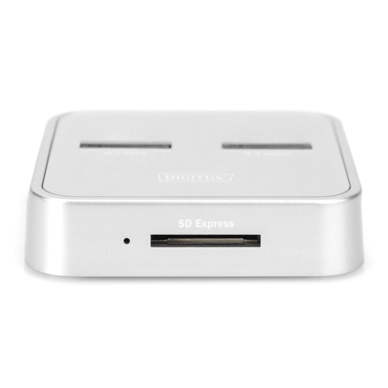 Digitus M.2 NVMe + M.2 SATA SSD Docking Station with SD Express Card Reader, USB-C™ Digitus M.2 NVMe + M.2 SATA SSD Docking Station with SD Express Card Reader, USB-C™