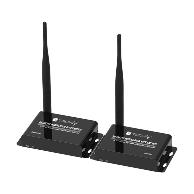 Techly IDATA HDMI-WL55 AV extender AV transmitter & receiver Black Techly IDATA HDMI-WL55 AV extender AV transmitter & receiver Black