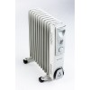 Ravanson OH-11 electric space heater Oil electric space heater Indoor White, Silver 2500 W