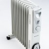 Ravanson OH-11 electric space heater Oil electric space heater Indoor White, Silver 2500 W