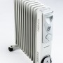 Ravanson OH-11 electric space heater Oil electric space heater Indoor White, Silver 2500 W