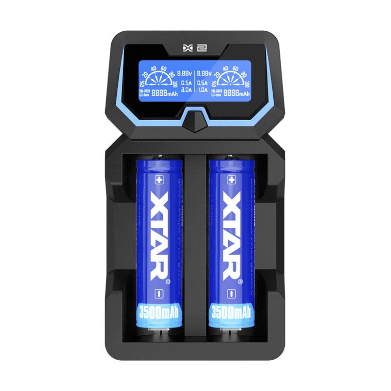 XTAR X2 battery charger to Li-ion 18650 XTAR X2 battery charger to Li-ion 18650