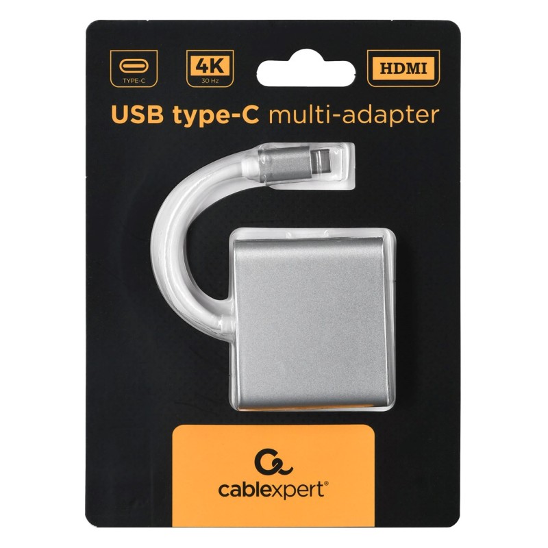 Gembird A-CM-HDMIF-02-SV USB graphics adapter Silver Gembird A-CM-HDMIF-02-SV USB graphics adapter Silver