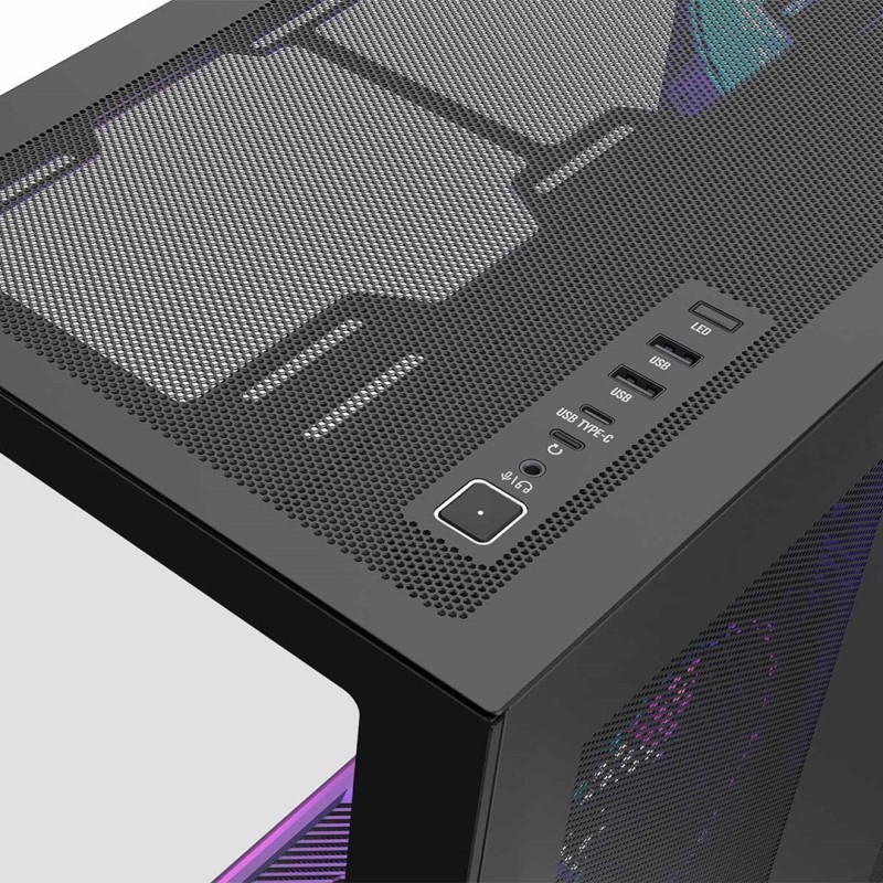 MODECOM Volcano SPACE XL ARGB FULL TOWER 5F Black MODECOM Volcano SPACE XL ARGB FULL TOWER 5F Black