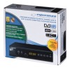 Esperanza EV106P Digital DVB-T2 H.265/HEVC tuner, Black